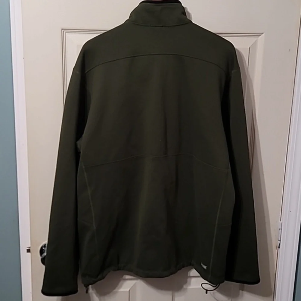 The North Face Vapor Wick Hunter Green Full Zip Fleece Jacket Men's XL‎